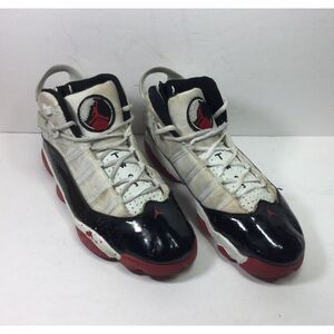 Air Jordan Six‎ Rings TWO3 mens size 13 Basketball Shoes 322992-202 White Black
